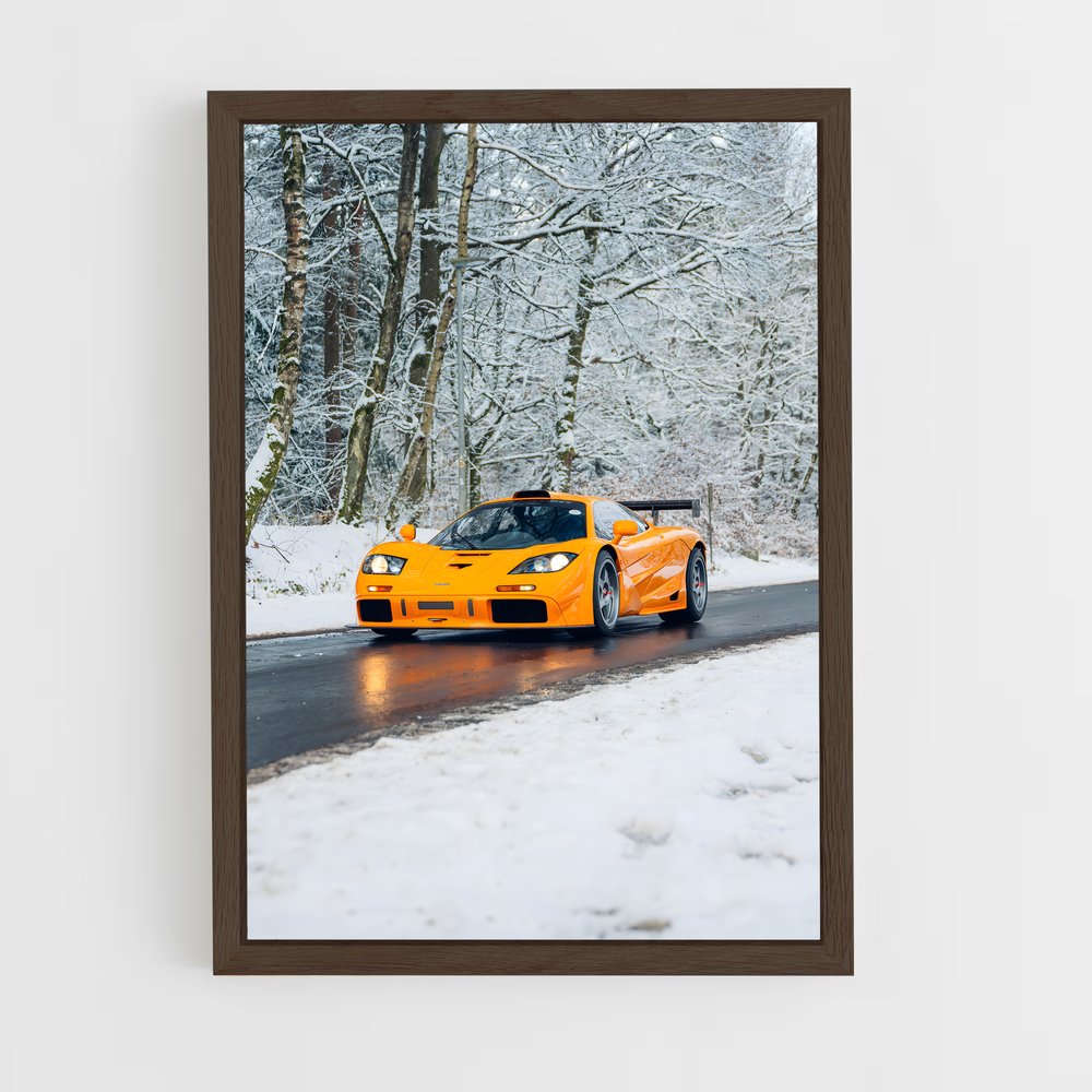 Poster Piste Glacée – affiche Mclaren (vue 5)